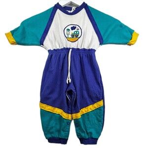 Vintage Baby Dior Romper Size 12 Months 100% Cotton